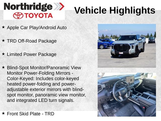 Used 2023 Toyota Tundra Limited w/ TRD Off-Road Package AWD/4WD image 2