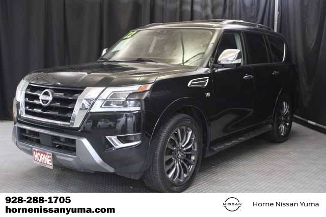 Used 2022 Nissan Armada Platinum w/ Captain's Chairs Package image 3