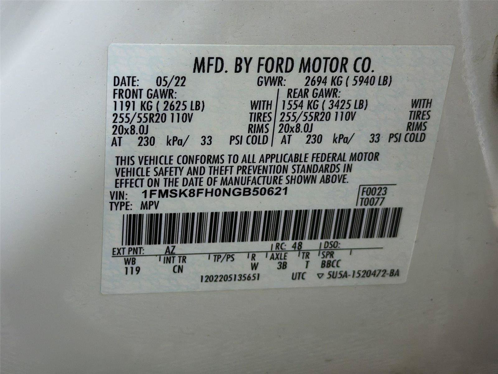 Used 2022 Ford Explorer Limited w/ Equipment Group 301A AWD/4WD image 40
