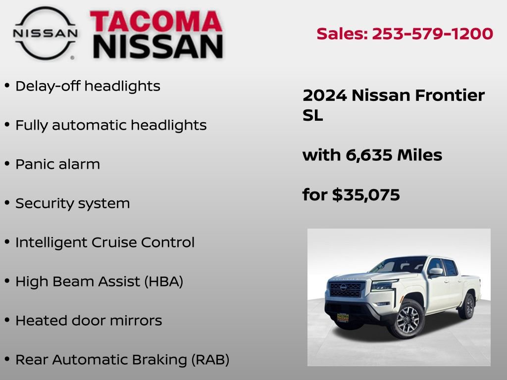 Certified 2024 Nissan Frontier SL w/ Technology Package image 25