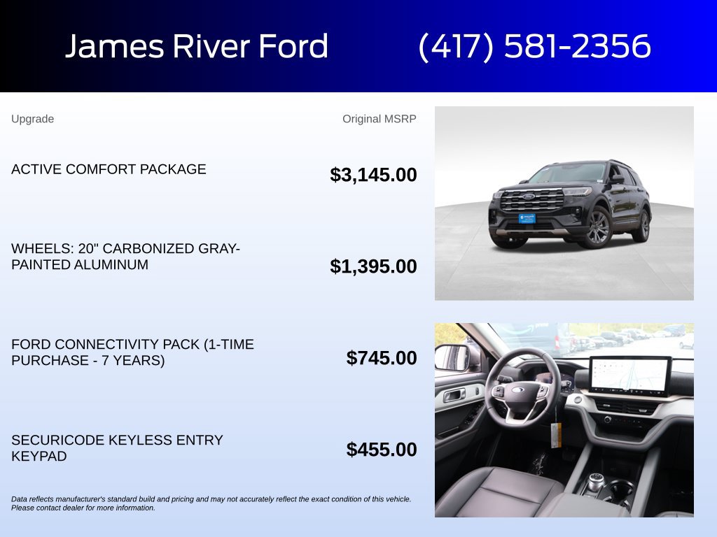 New 2026 Ford Explorer Active w/ Active Comfort Package AWD/4WD image 5