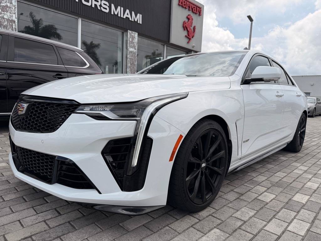 Used 2023 Cadillac CT4 V Blackwing w/ Technology Package RWD image 3