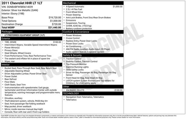 Used 2011 Chevrolet HHR LT image 28