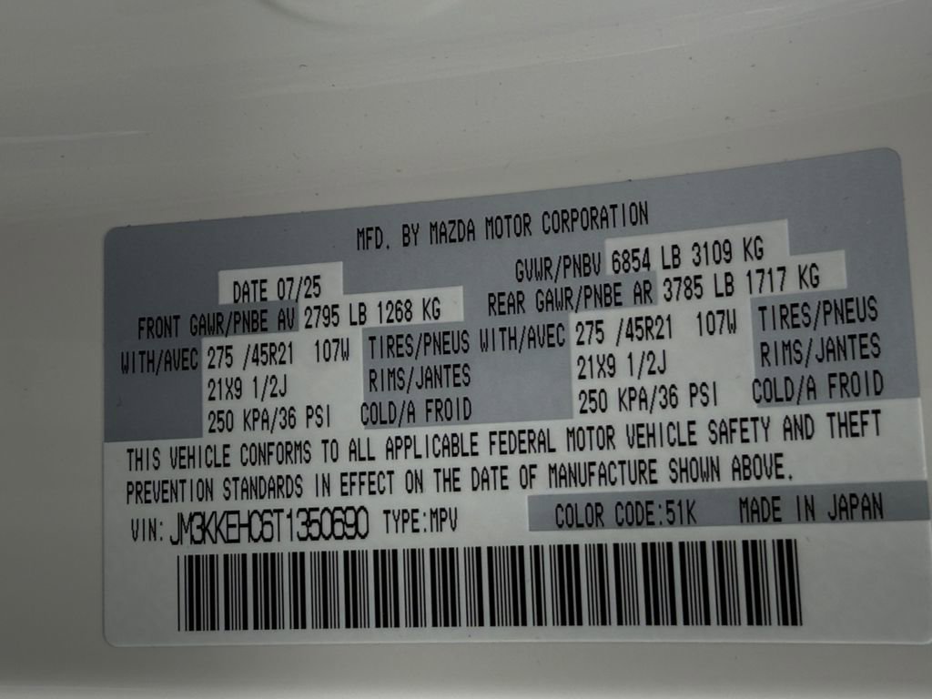 New 2026 MAZDA CX-90 3.3 Turbo S w/ Premium Plus image 22