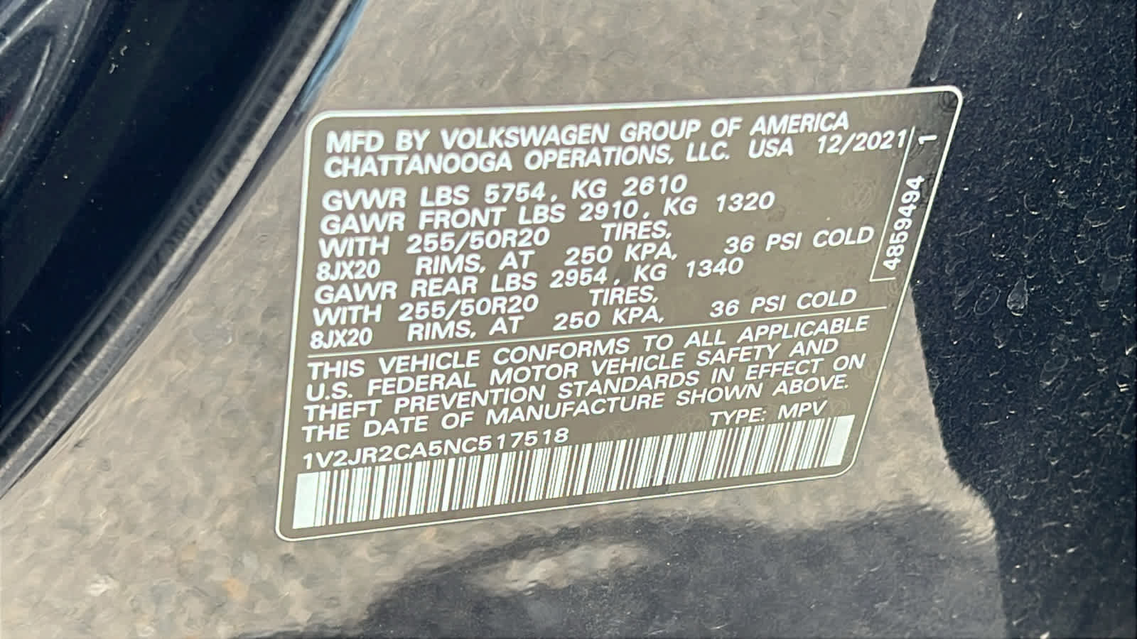 Used 2022 Volkswagen Atlas SE image 30