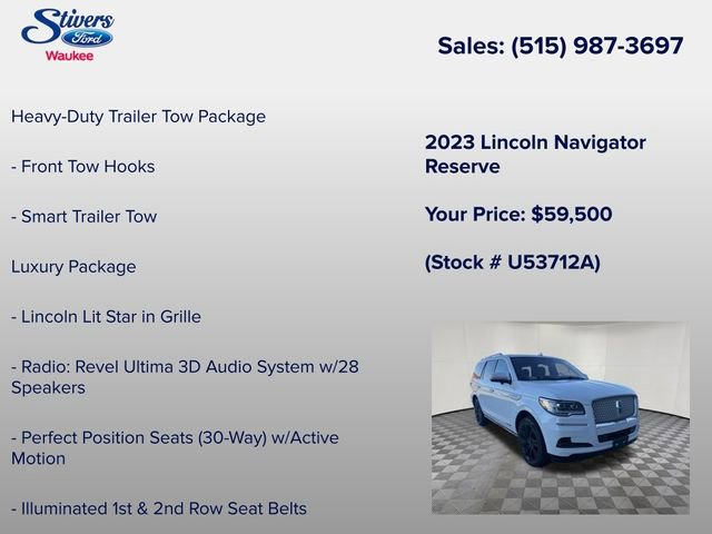 Used 2023 Lincoln Navigator Reserve image 21