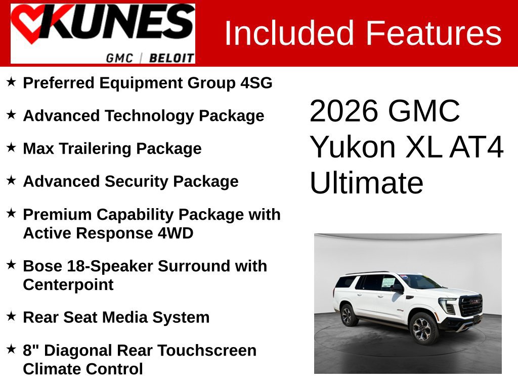 New 2026 GMC Yukon XL AT4 Ultimate AWD/4WD image 2