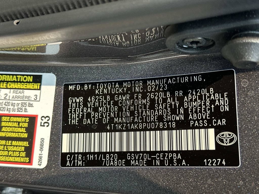 Used 2023 Toyota Camry XSE w/ Navigation Package FWD image 33