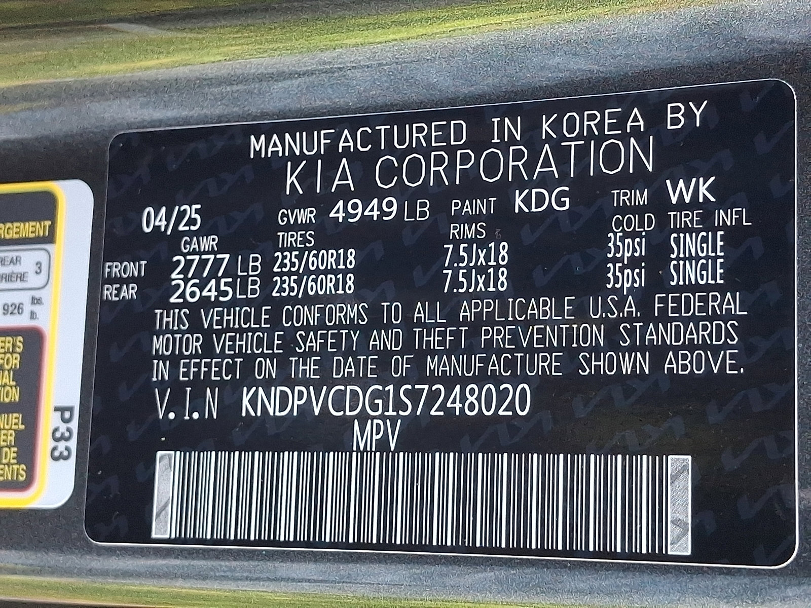 Certified 2025 Kia Sportage EX AWD/4WD image 28