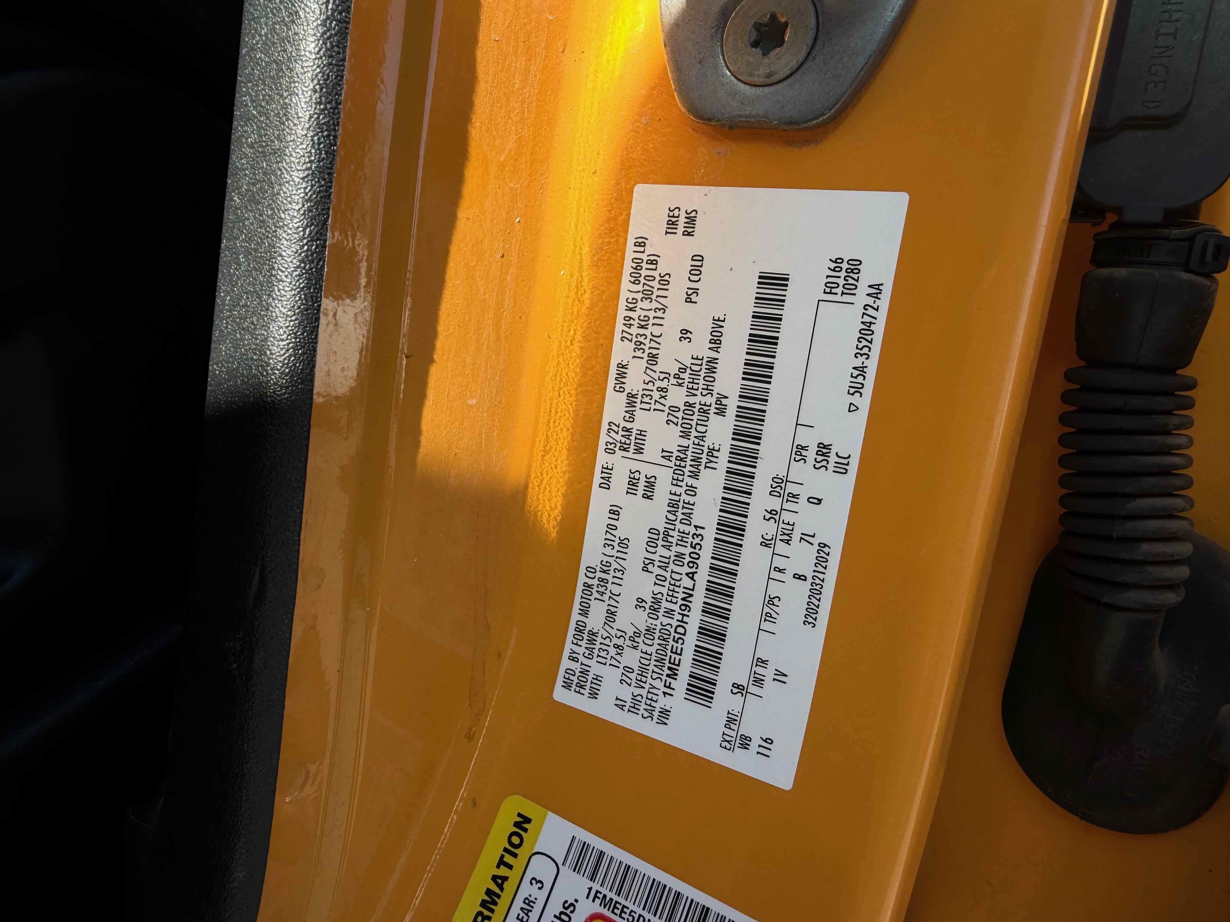 Certified 2022 Ford Bronco Badlands w/ Sasquatch Package image 33