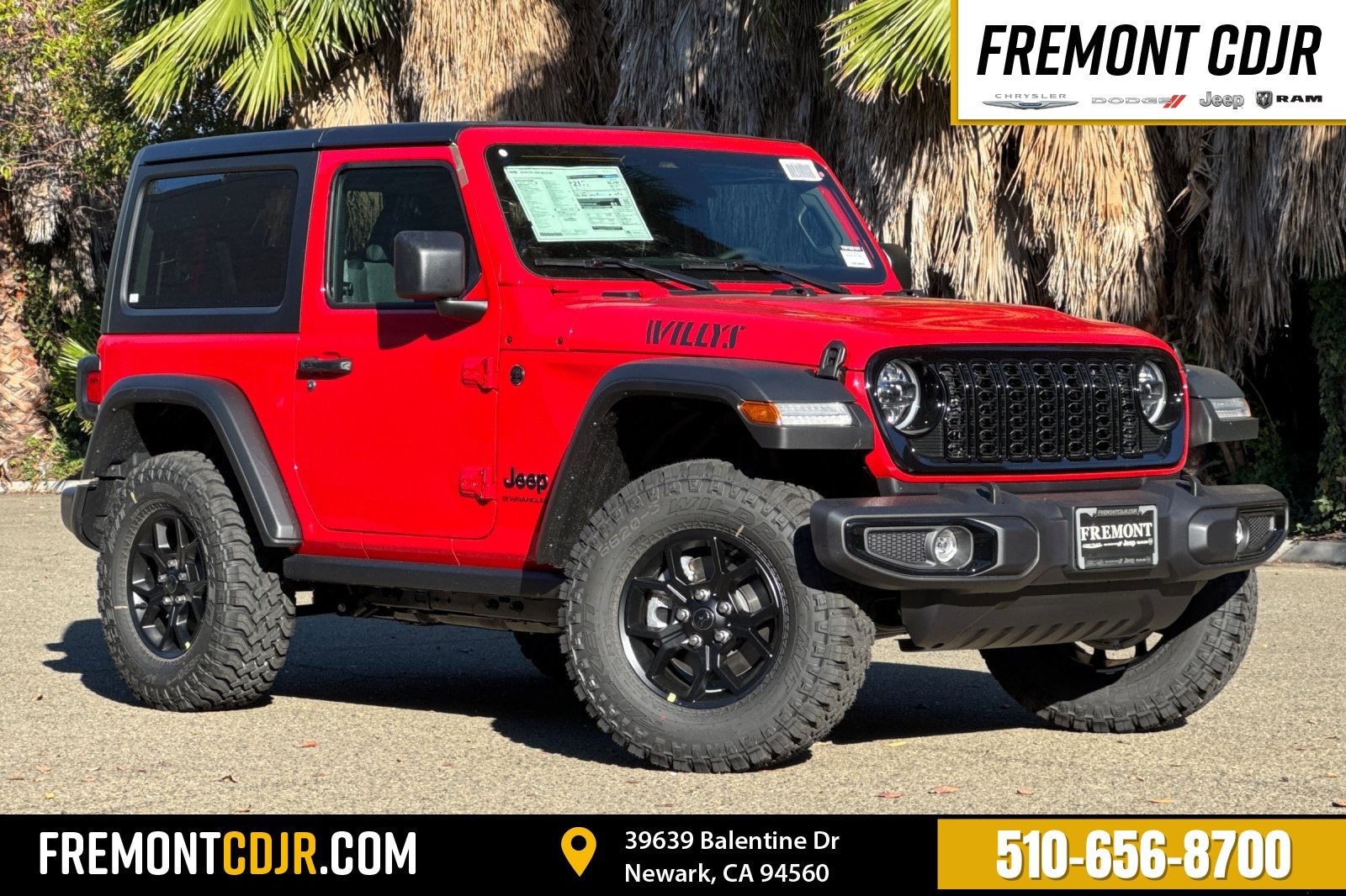 New 2026 Jeep Wrangler Willys image 1