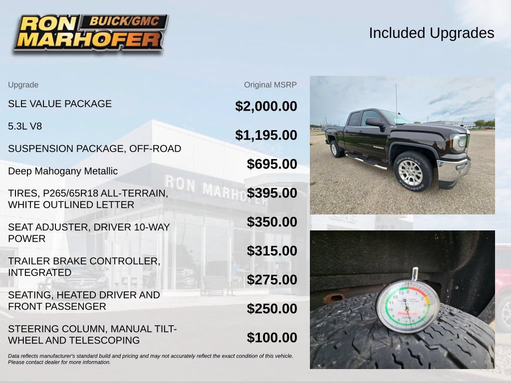Used 2018 GMC Sierra 1500 SLE w/ SLE Value Package AWD/4WD image 6