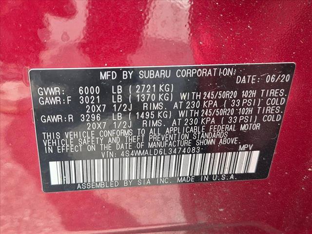 Used 2020 Subaru Ascent Limited w/ Technology Package AWD/4WD image 27
