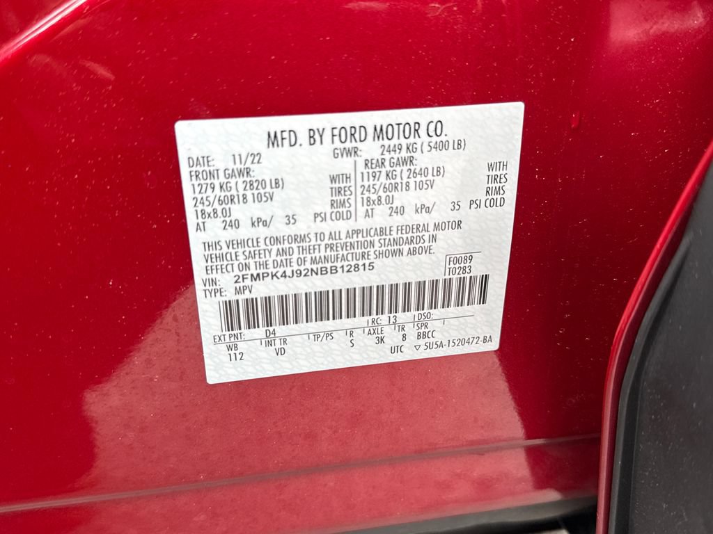 Used 2022 Ford Edge SEL w/ Convenience Package AWD/4WD image 14