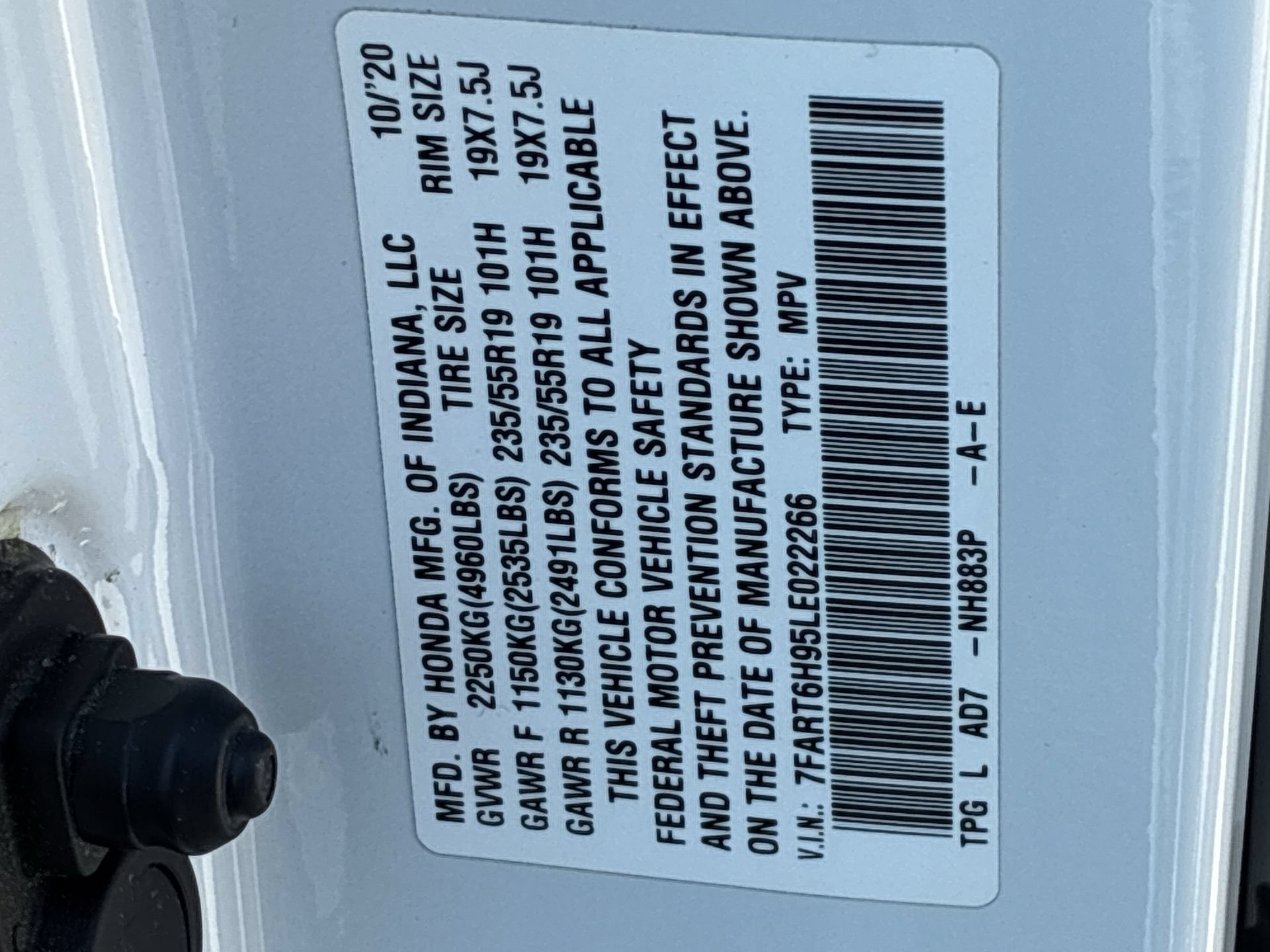Certified 2020 Honda CR-V Touring image 39