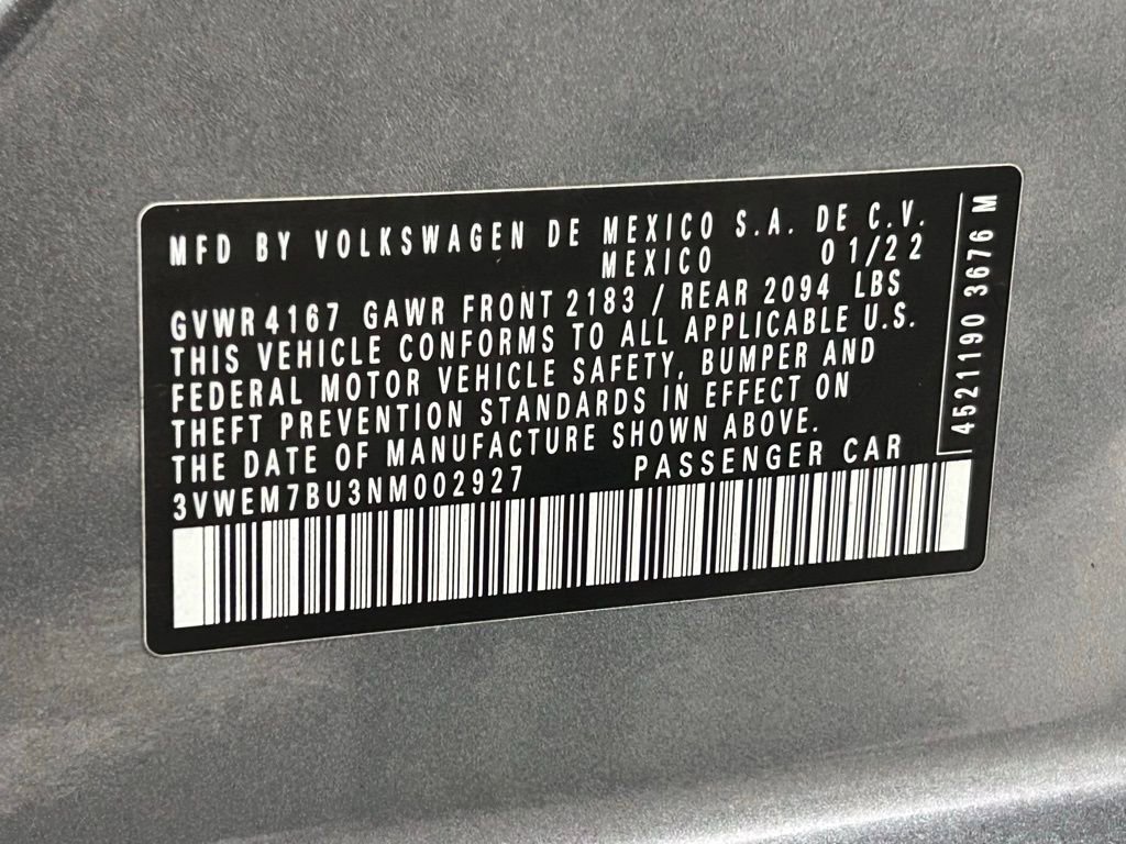 Used 2022 Volkswagen Jetta SE FWD image 23