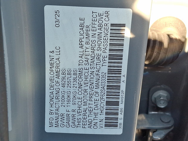 Certified 2025 Honda Accord EX-L image 28