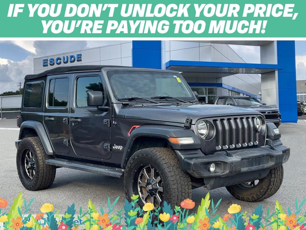 Used 2018 Jeep Wrangler Unlimited Sport S AWD/4WD image 1