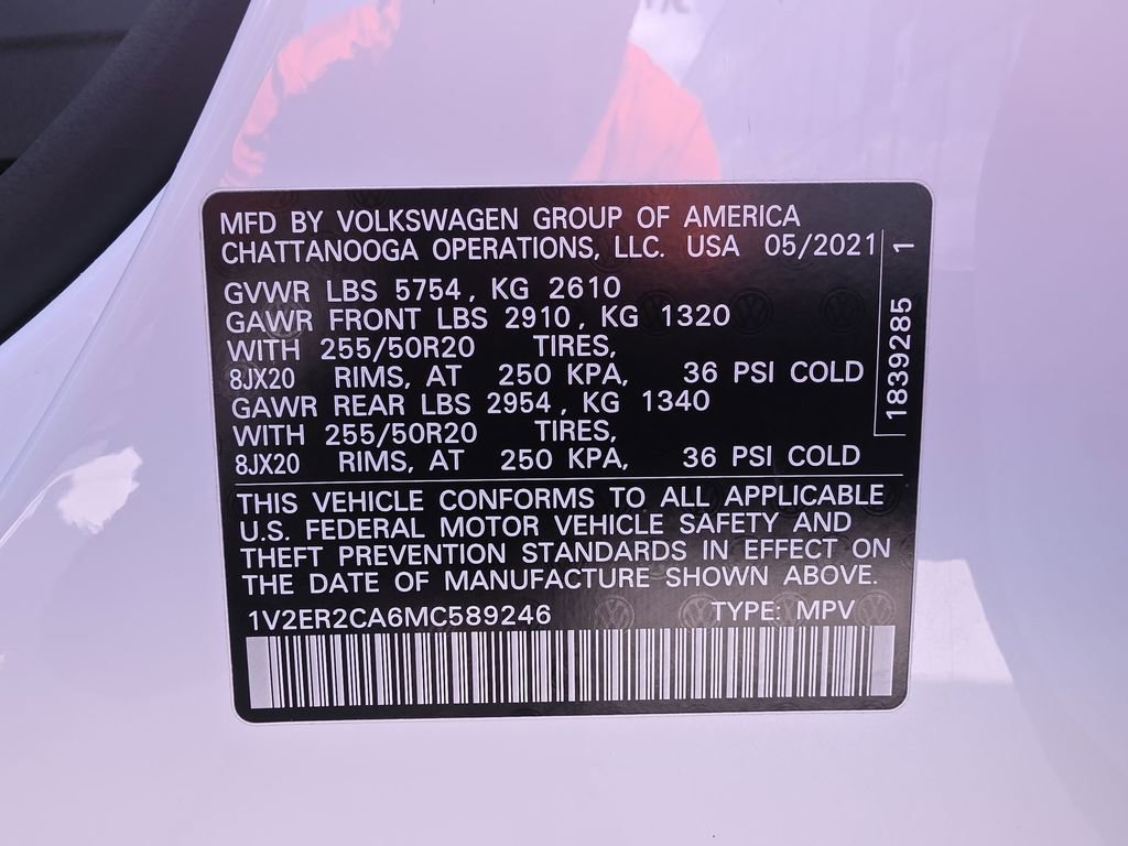 Used 2021 Volkswagen Atlas SEL image 42