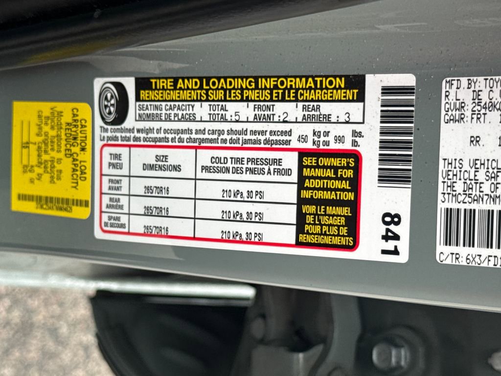 Used 2022 Toyota Tacoma TRD Off-Road w/ Technology Package AWD/4WD image 45