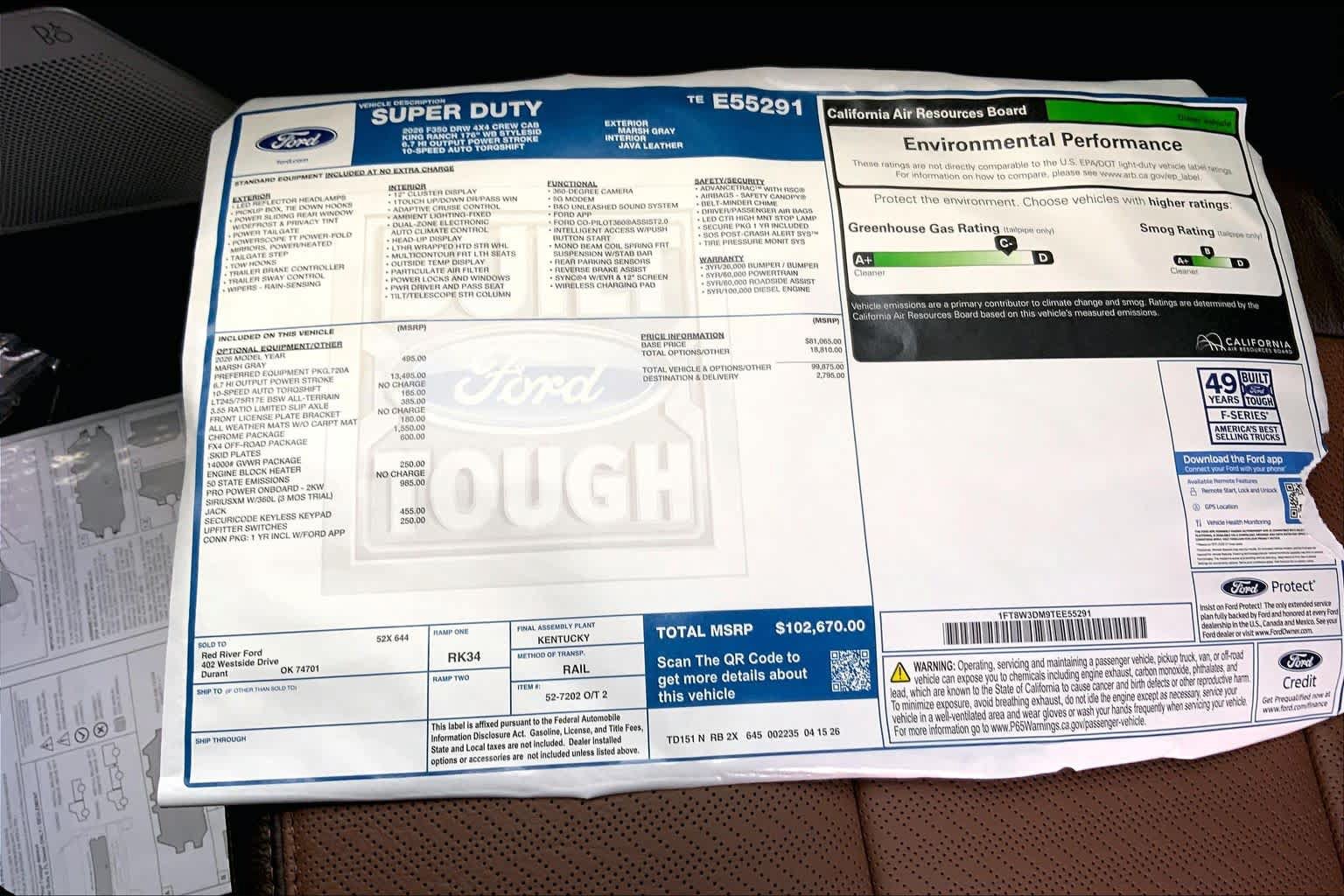 New 2026 Ford F350 King Ranch w/ Chrome Package AWD/4WD image 19
