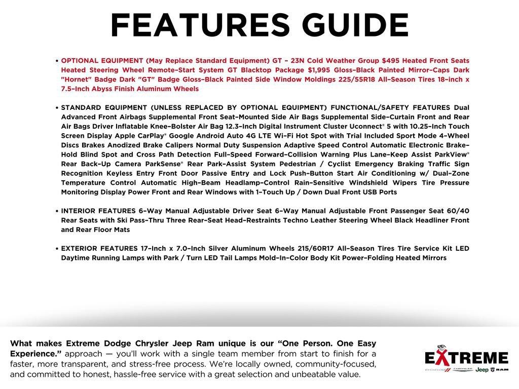 Used 2024 Dodge Hornet GT w/ GT Blacktop Package image 2