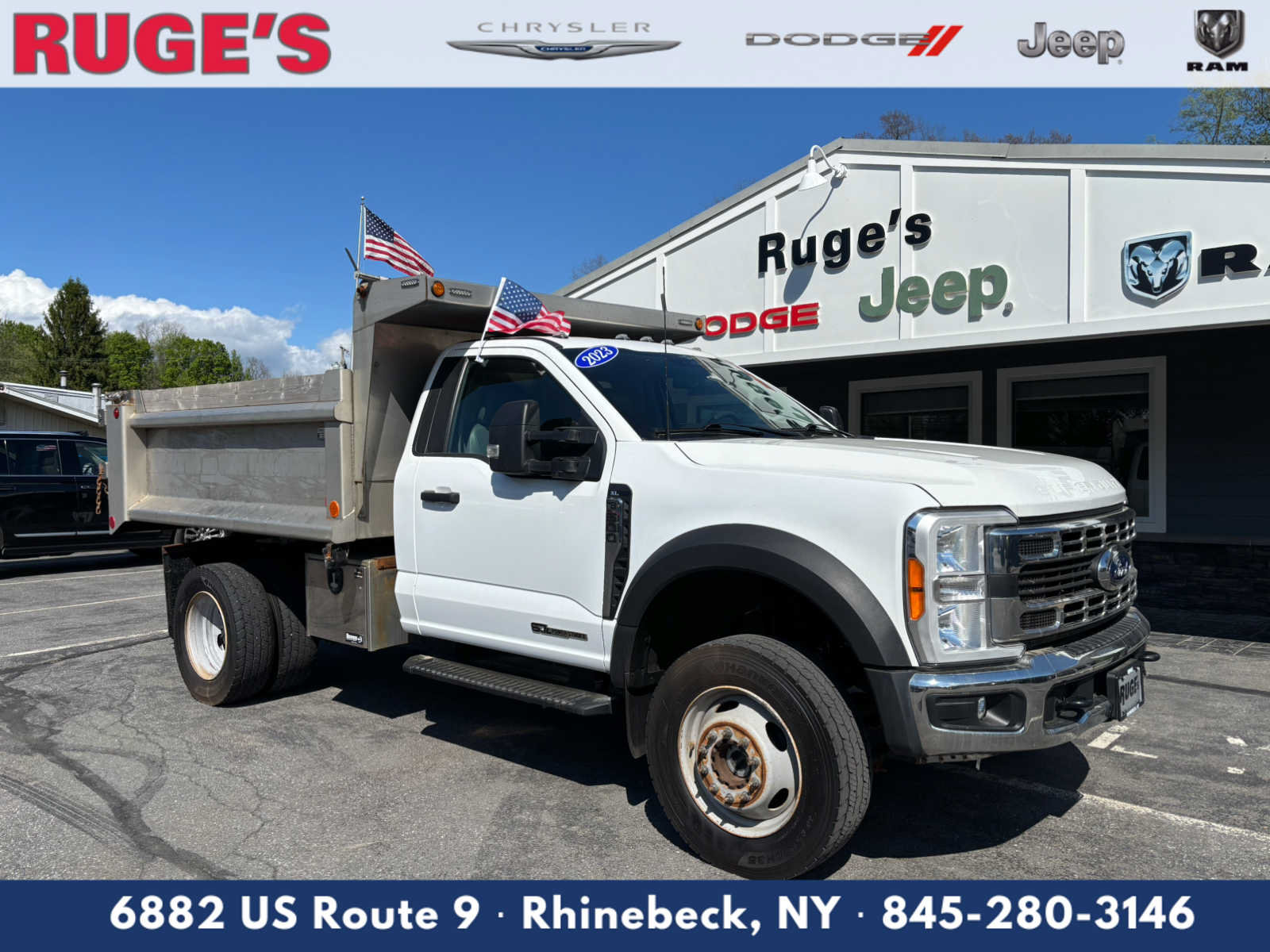 Used 2023 Ford F600 4x4 Regular Cab Super Duty w/ Snow Plow Prep Package image 1