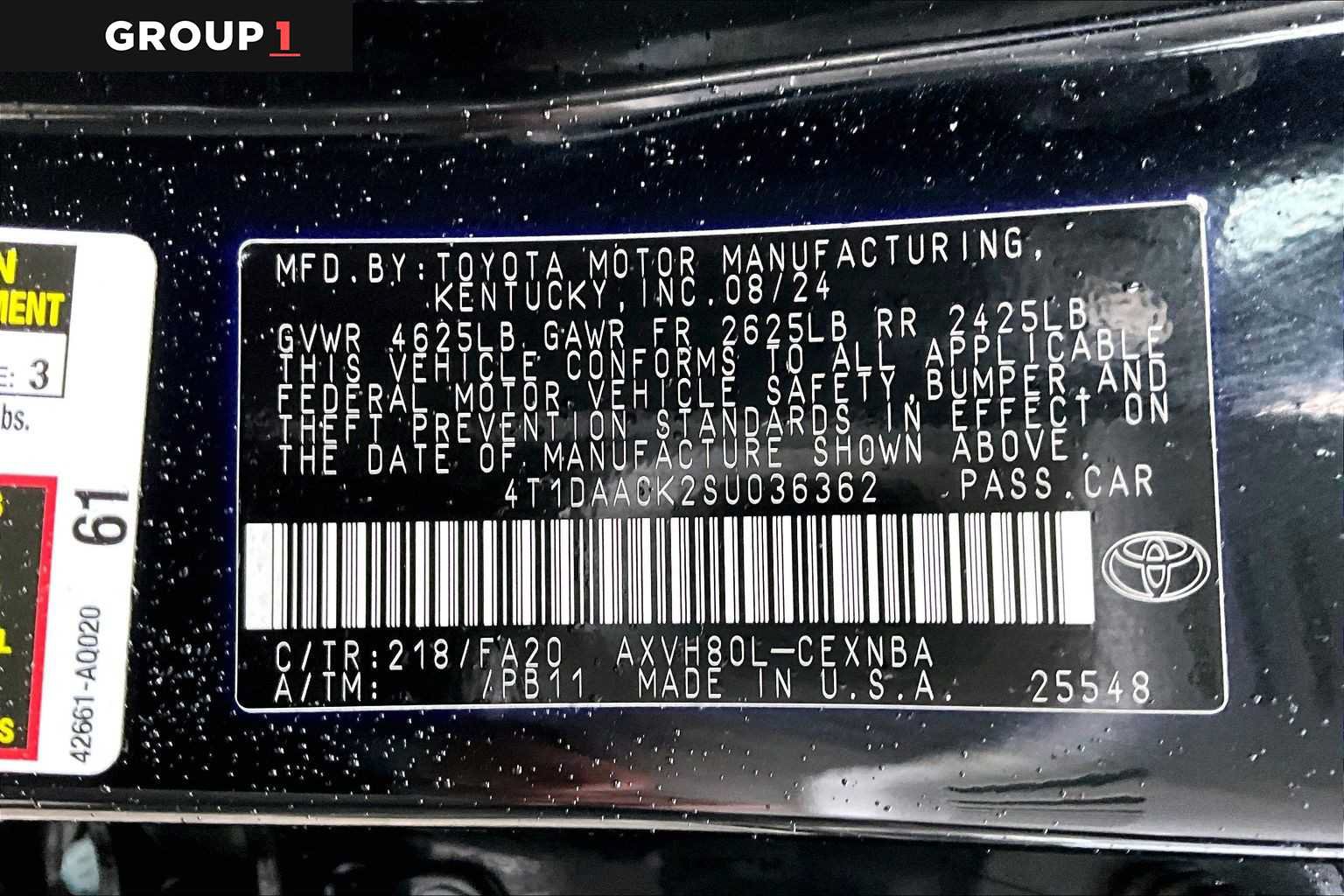 Used 2025 Toyota Camry LE FWD image 37