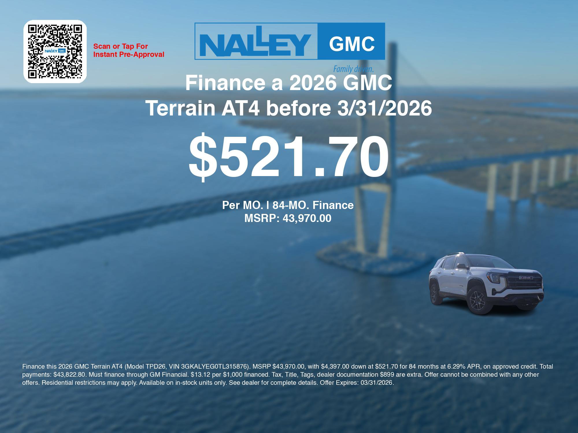 New 2026 GMC Terrain AT4 w/ Technology Package II image 7