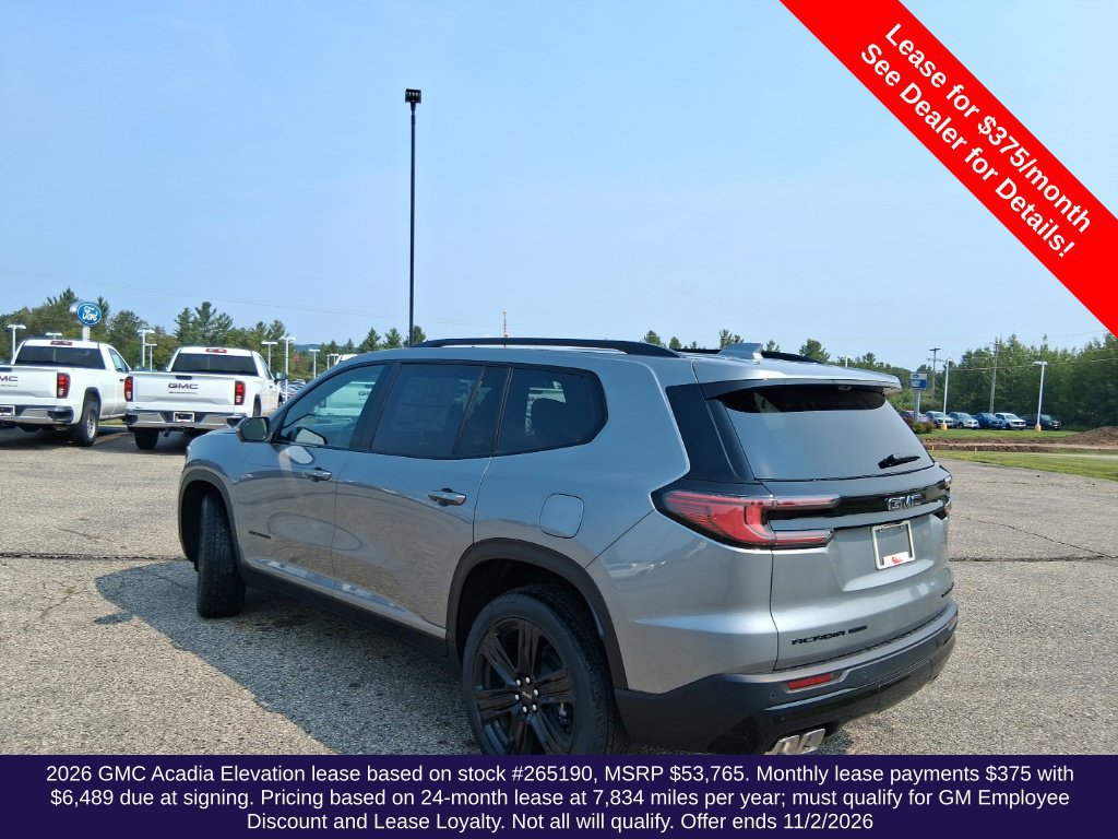 New 2026 GMC Acadia Elevation w/ Black Edition AWD/4WD image 3