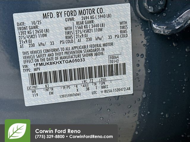 New 2026 Ford Explorer ST-Line w/ ST-Line Street Pack image 37