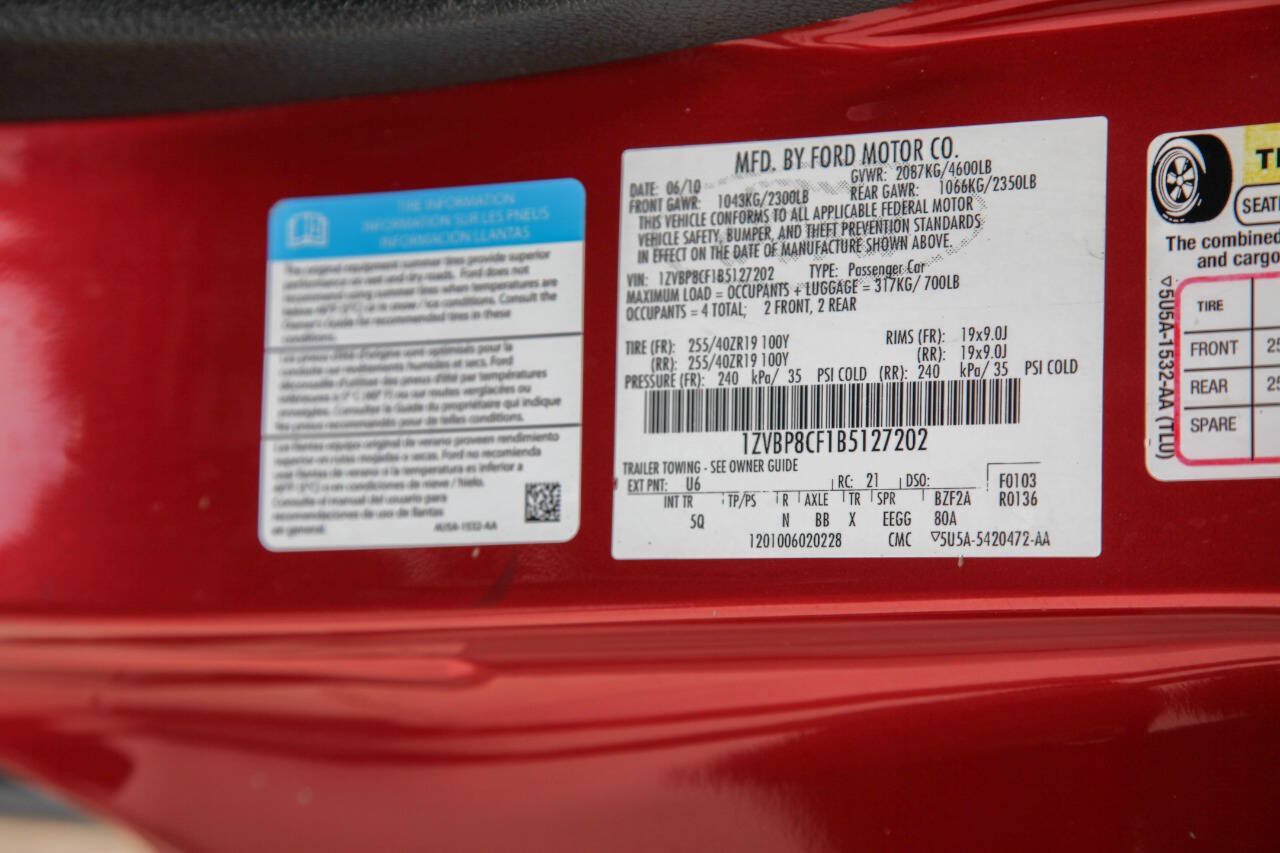 Used 2011 Ford Mustang GT Premium w/ Electronics Pkg RWD image 65