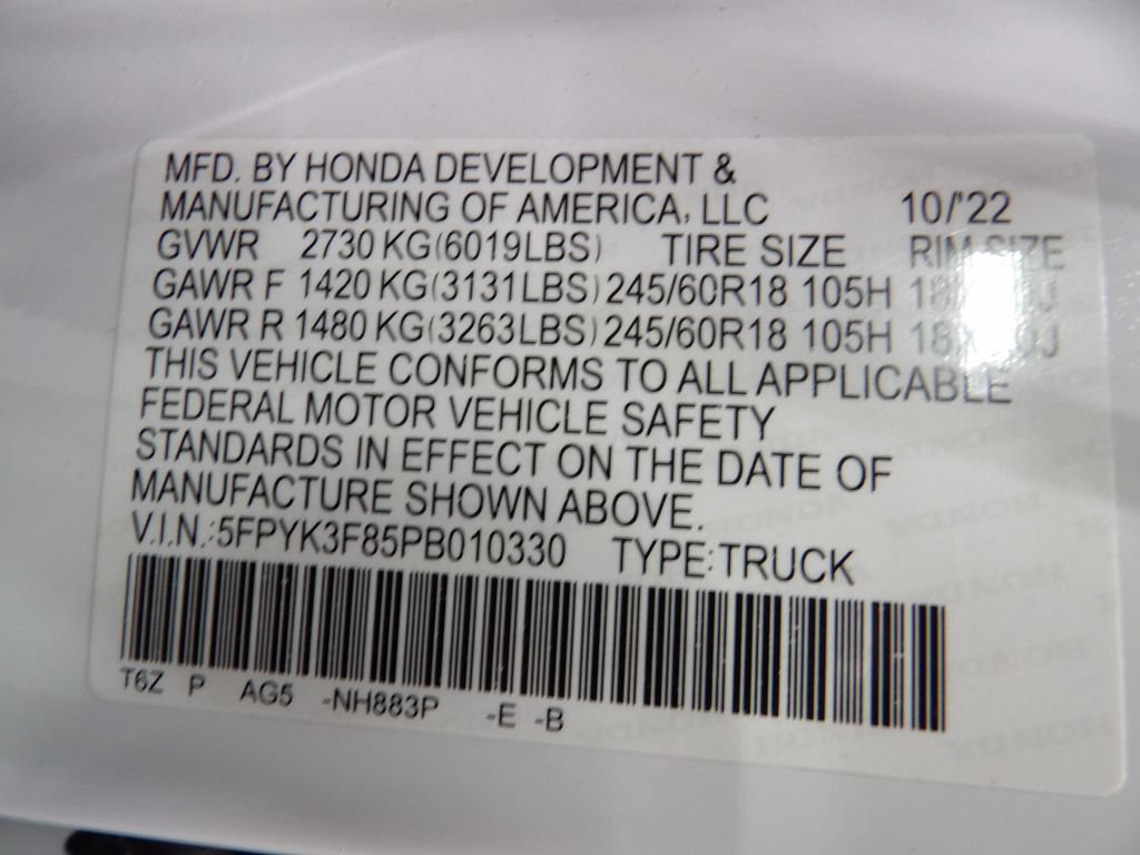 Used 2023 Honda Ridgeline Black Edition image 53