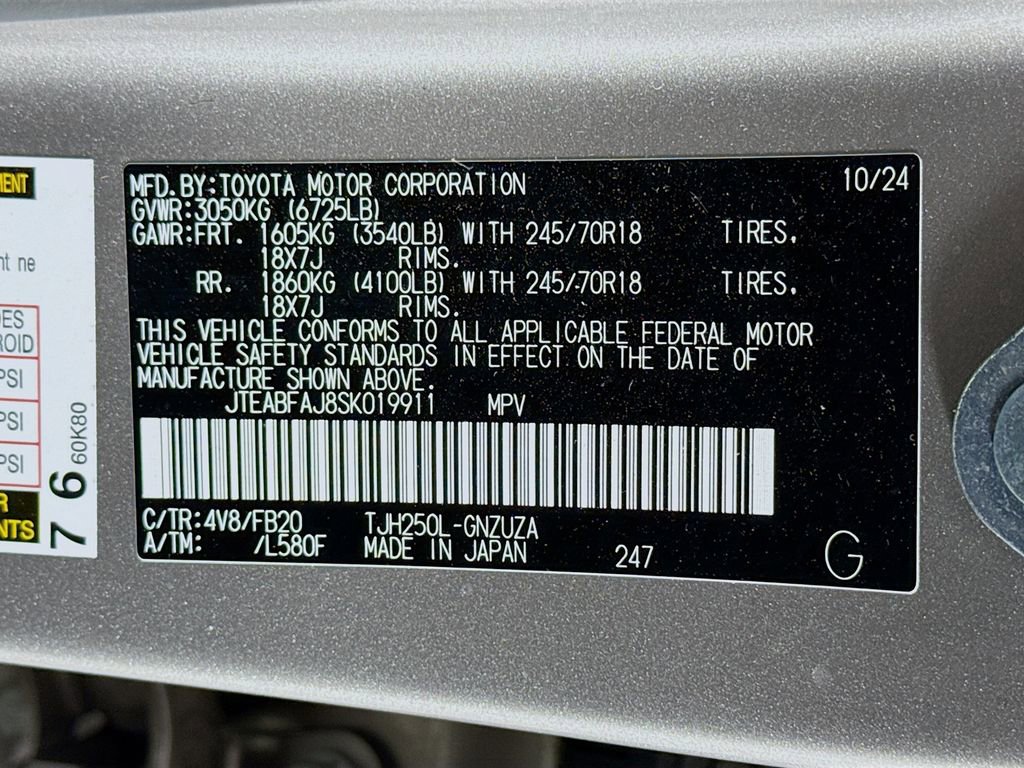 Used 2025 Toyota Land Cruiser 1958 image 33