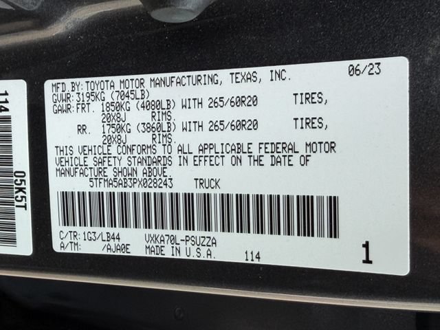 Used 2023 Toyota Tundra 1794 Edition RWD image 31