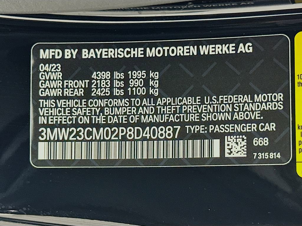 Certified 2023 BMW 230i Coupe w/ Convenience Package RWD image 33