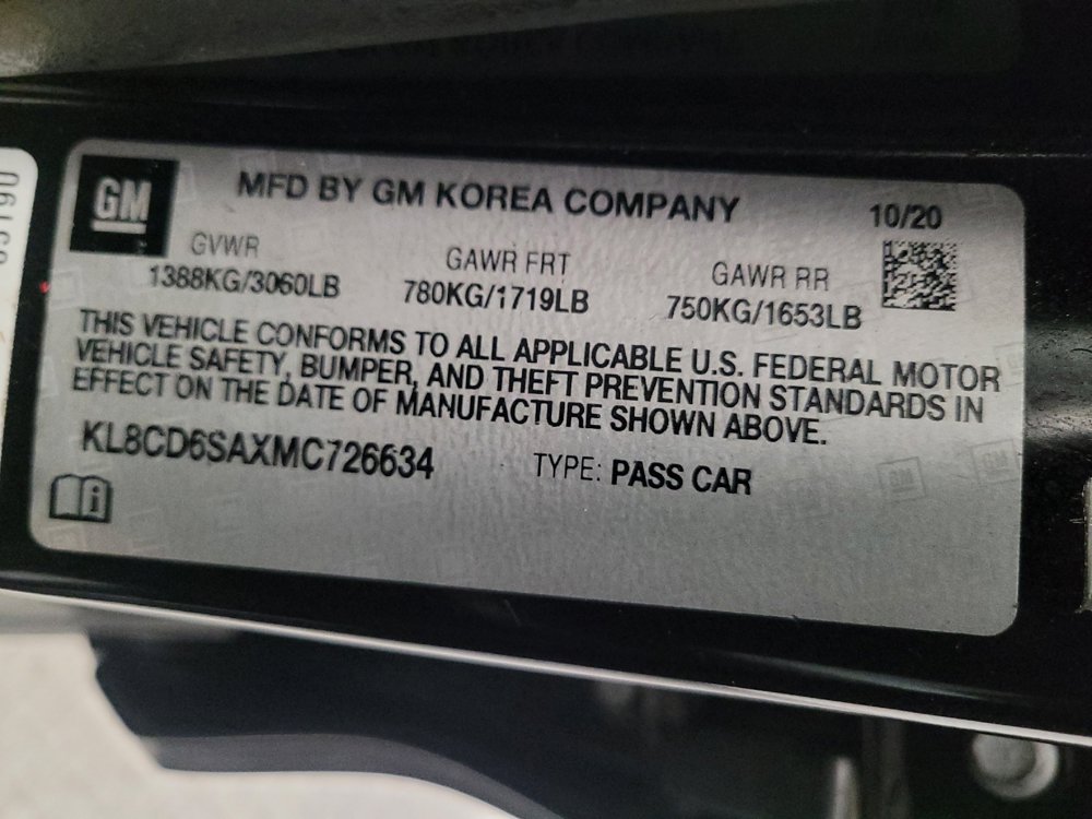Used 2021 Chevrolet Spark LT FWD image 33