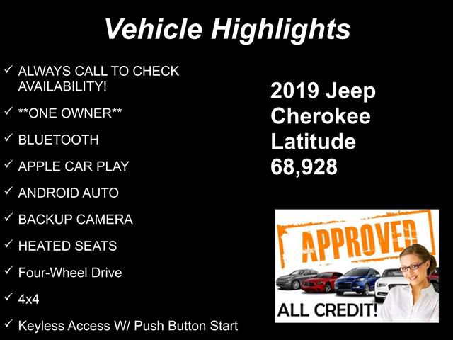 Used 2019 Jeep Cherokee Latitude w/ Cold Weather Group image 9