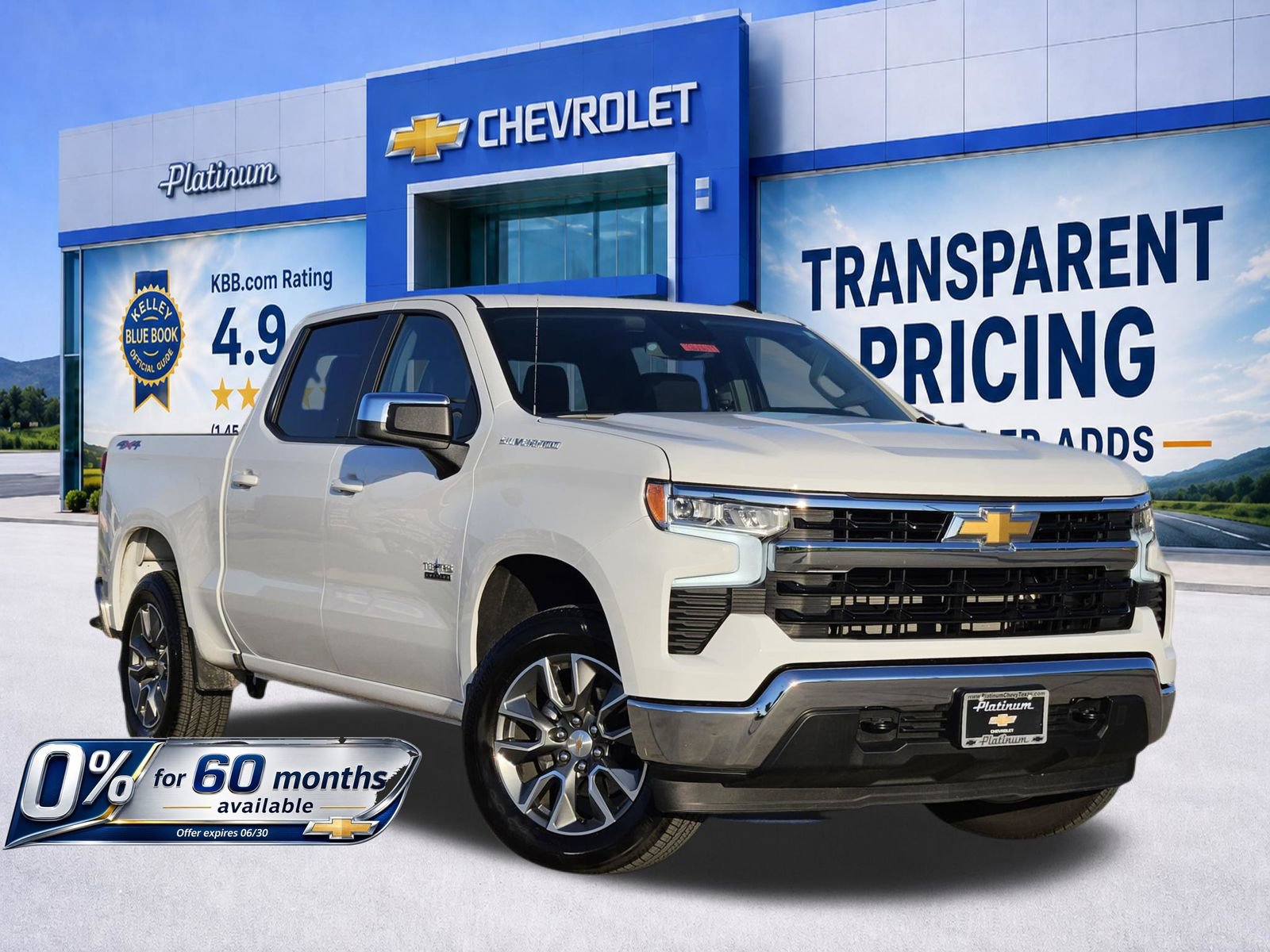 New 2026 Chevrolet Silverado 1500 LT w/ Texas Edition Plus AWD/4WD image 1