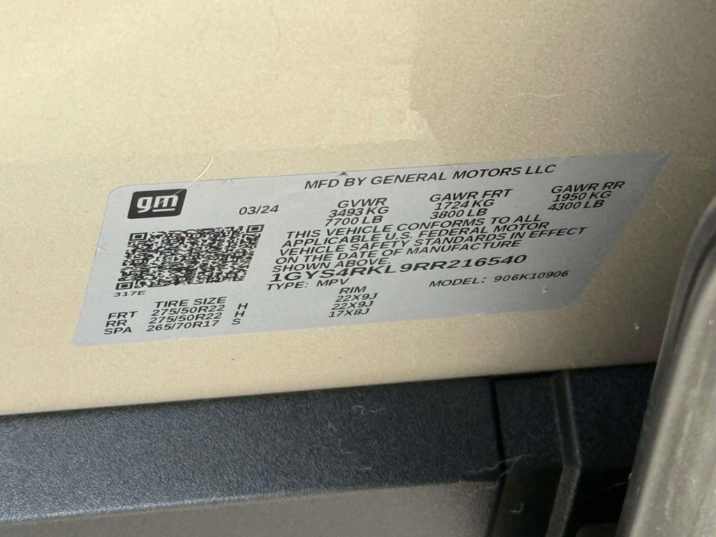 Certified 2024 Cadillac Escalade ESV Sport Platinum w/ LPO, ONYX Package image 33