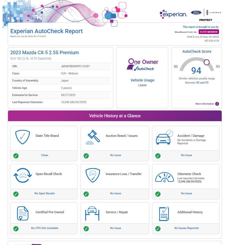 Used 2023 MAZDA CX-5 AWD 2.5 S w/ Premium Package image 21