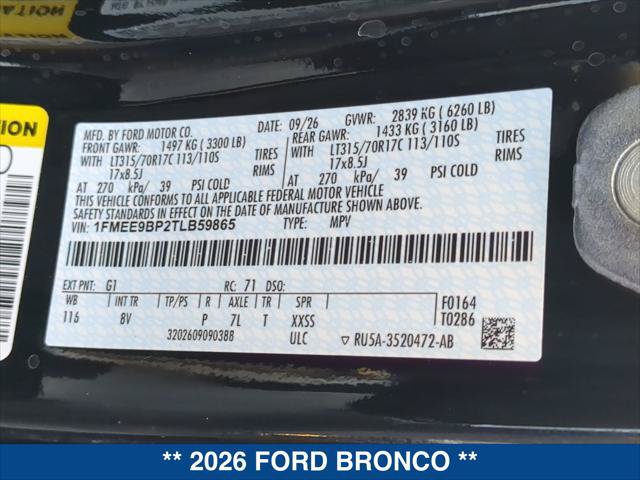 New 2026 Ford Bronco Badlands AWD/4WD image 22