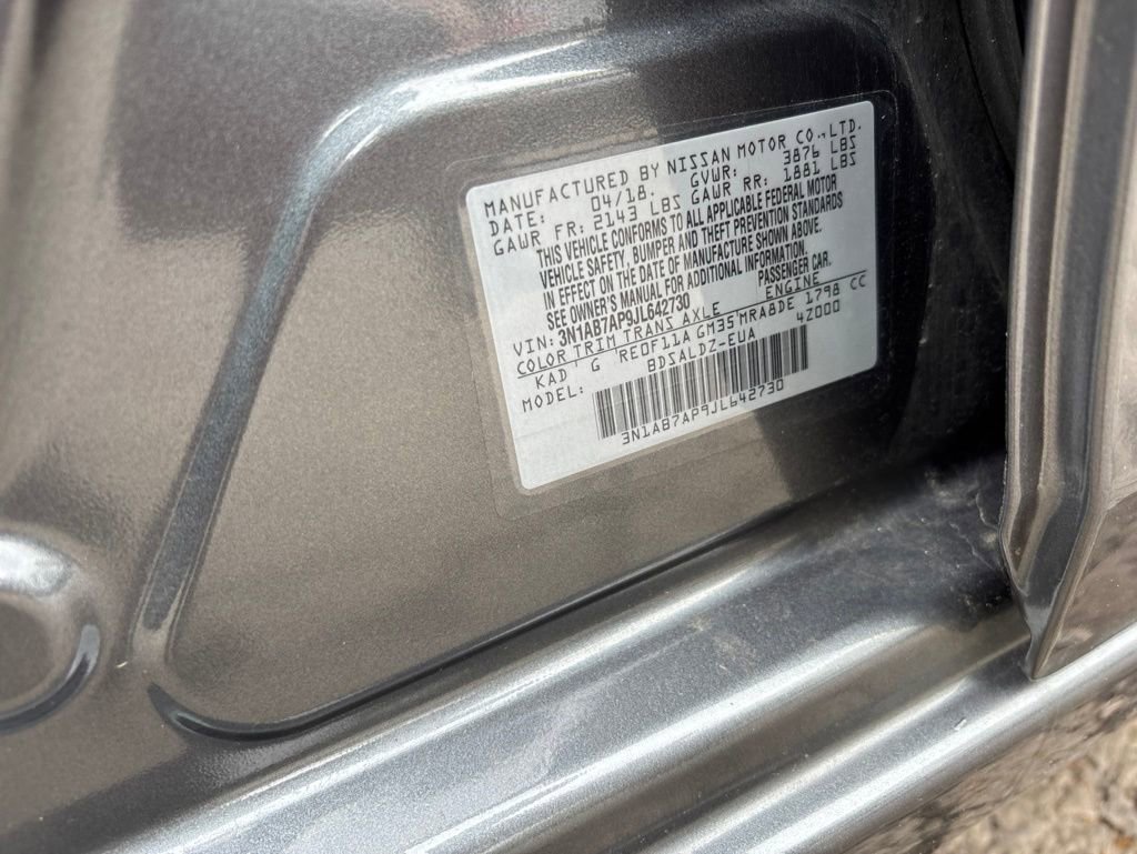 Used 2018 Nissan Sentra SV FWD image 11