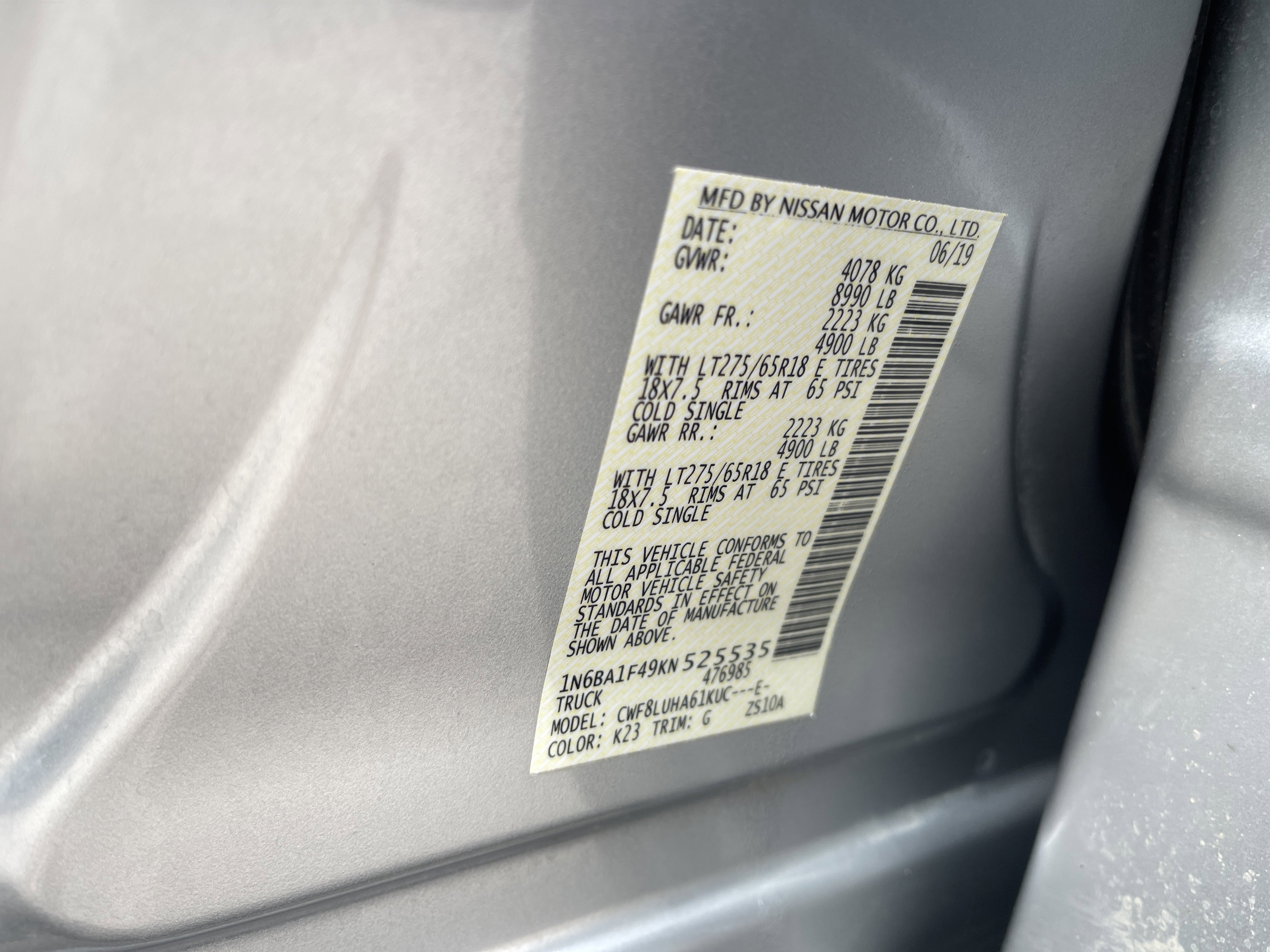 Used 2019 Nissan Titan PRO-4X AWD/4WD image 40