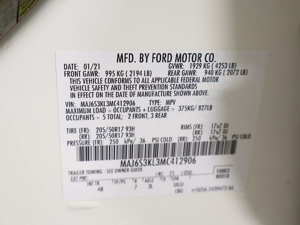 Used 2021 Ford EcoSport Titanium AWD/4WD image 50