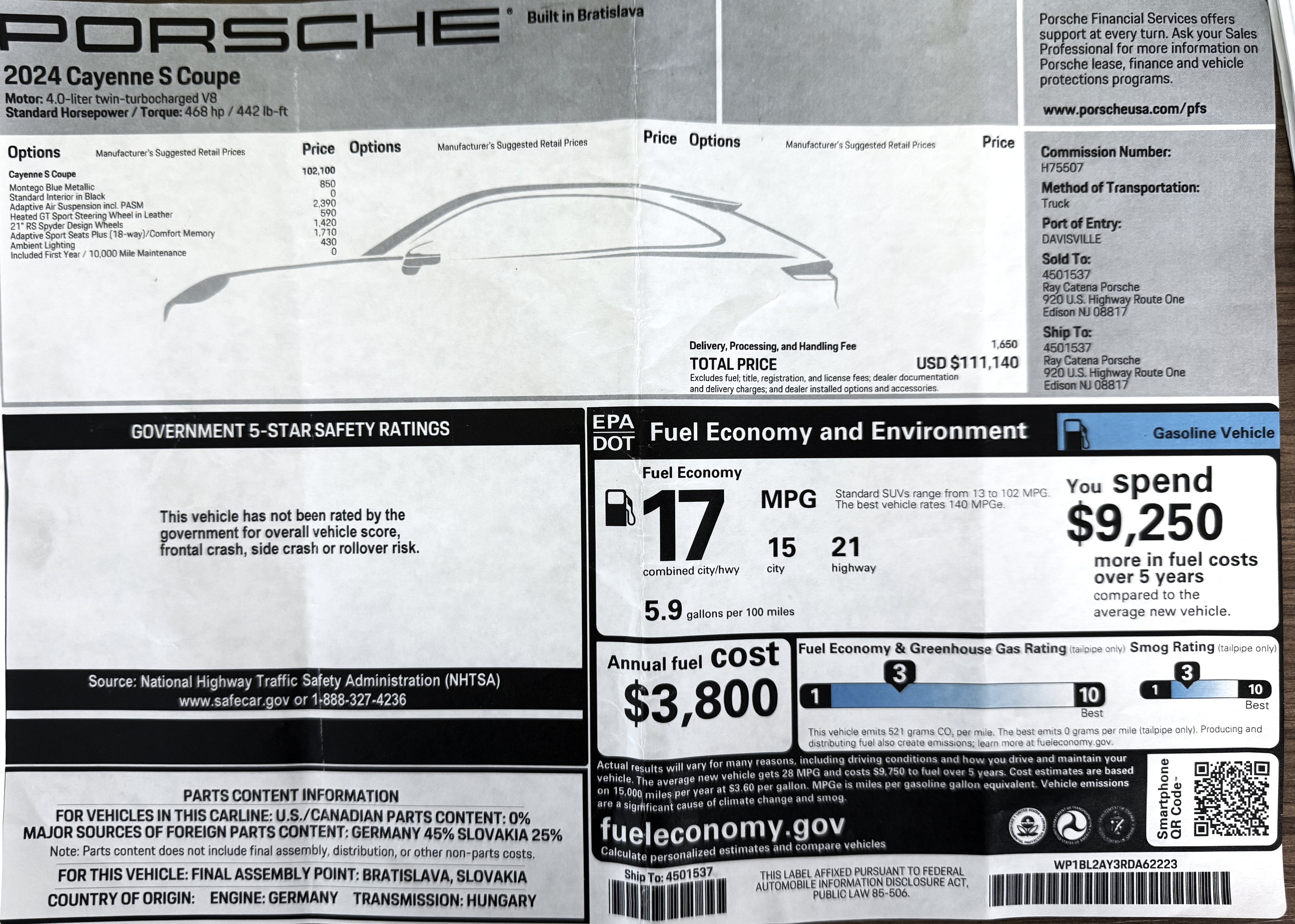 Used 2024 Porsche Cayenne S AWD/4WD image 2