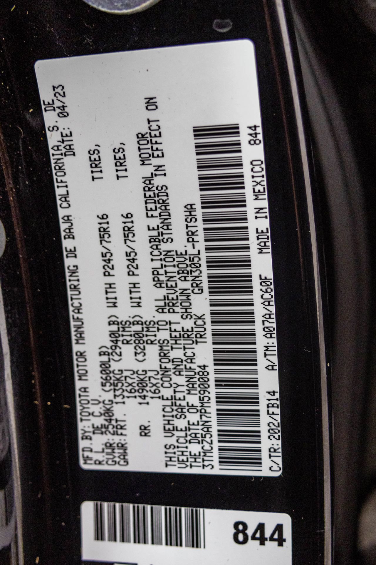 Used 2023 Toyota Tacoma SR AWD/4WD image 51