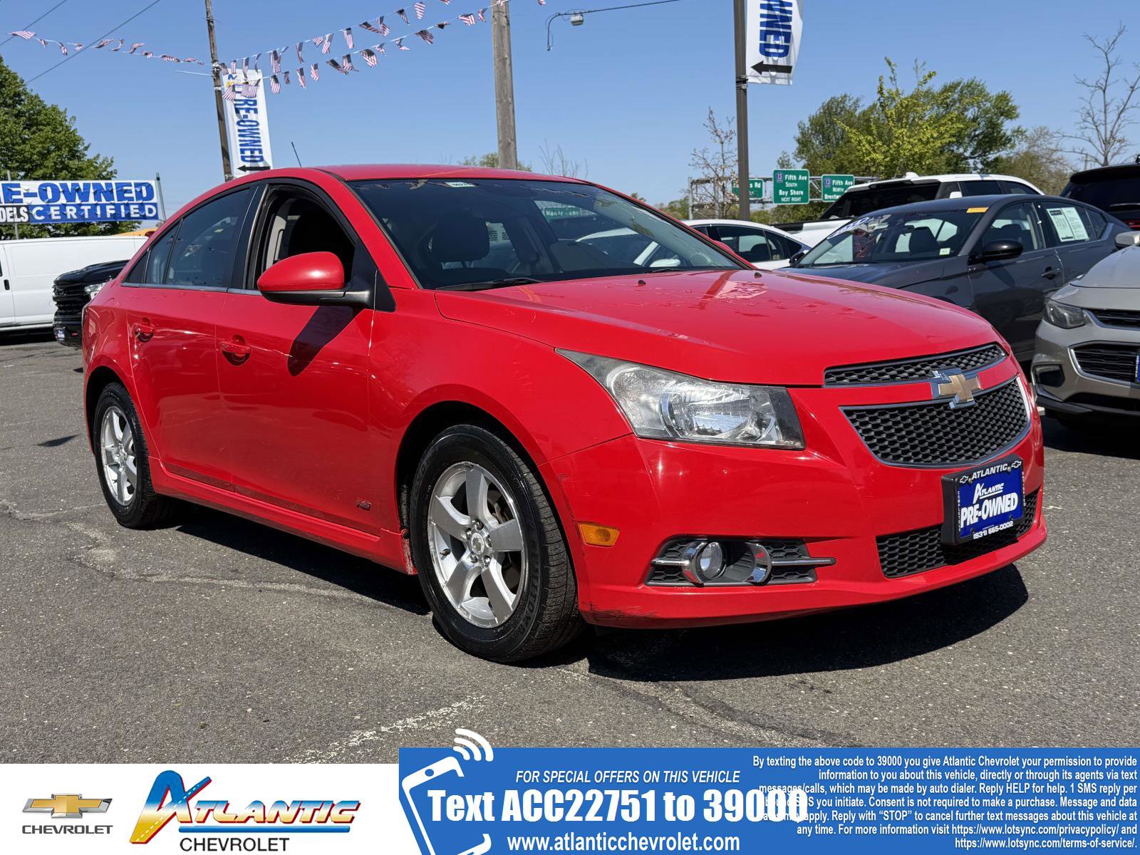 Used 2014 Chevrolet Cruze LT w/ RS Package