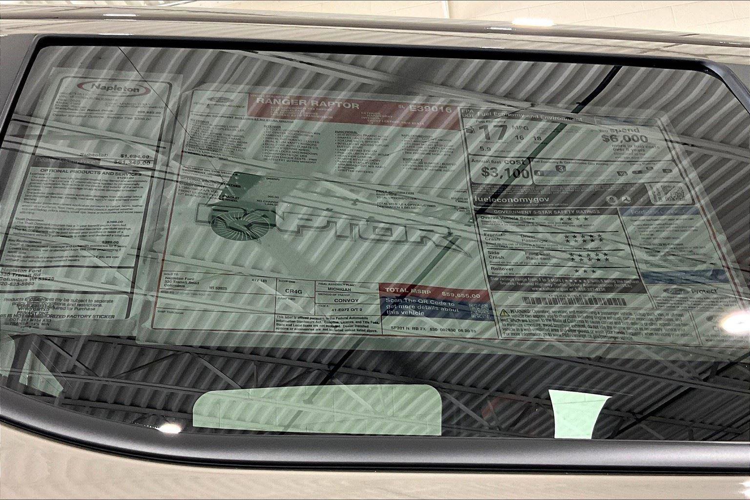 New 2025 Ford Ranger Raptor image 14