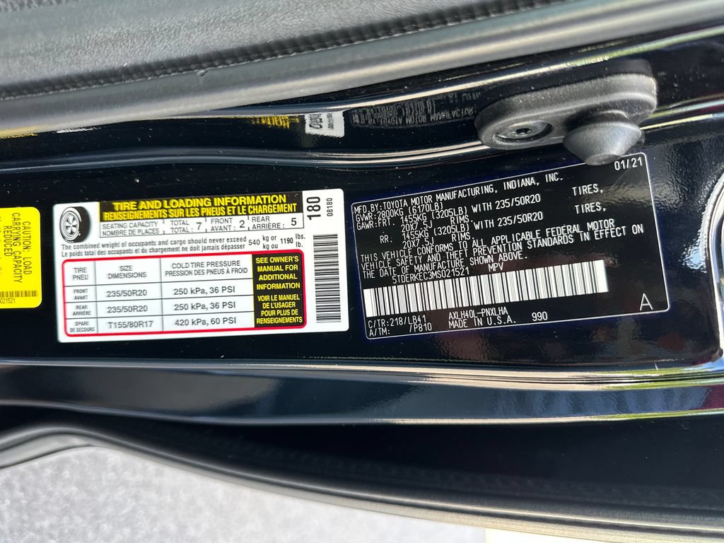 Used 2021 Toyota Sienna Platinum FWD image 11